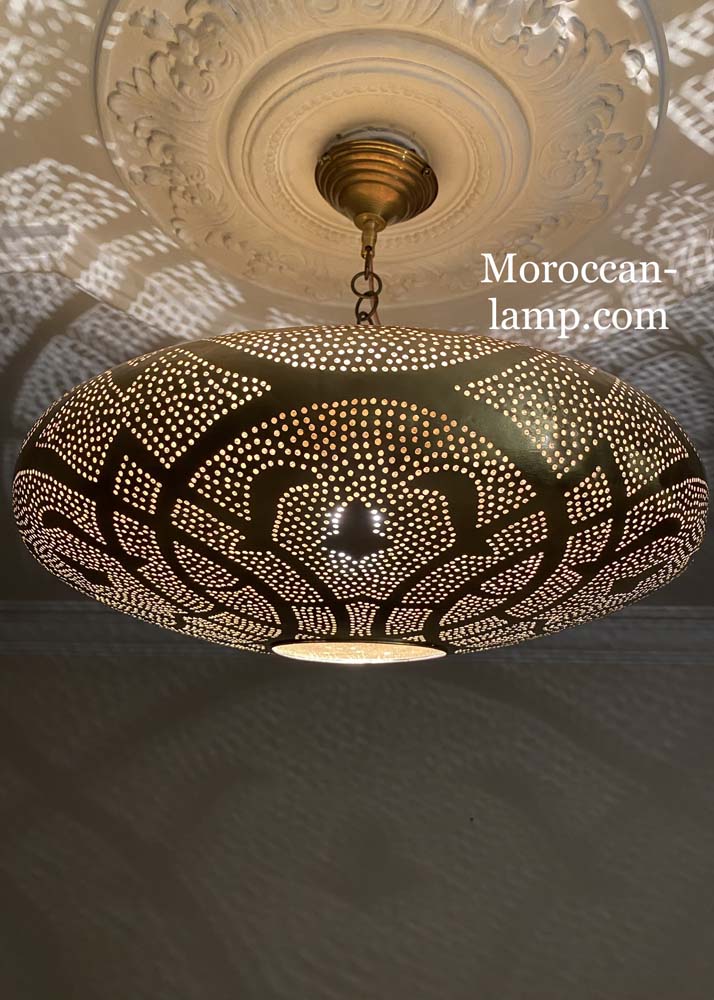 Suspension marocaine, plafond de lampe marocaine